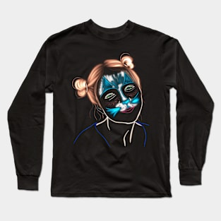 glowing portrait Long Sleeve T-Shirt